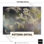 Ethereal Bloom Mist — Artistic Botanical Wall Mural - Image 5