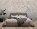 Ivory Grace — Chinoiserie White Peacock Wall Mural - Image 4