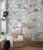 Dreamy Balloons — Hot Air Balloon Kids Wallpaper