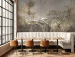 Shadowed Canopy — Tropical Botanical Wall Mural - Image 2