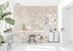 Ivory Grace — Chinoiserie White Peacock Wall Mural - Image 6