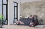 Serene Garden — Vintage Toile Landscape Wall Mural - Image 5