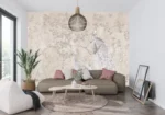Ivory Grace — Chinoiserie White Peacock Wall Mural - Image 8
