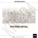 Old Town Serenity — Architectural Cityscape Wall Mural - Image 8