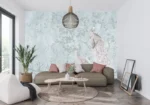 Ivory Grace — Chinoiserie White Peacock Wall Mural - Image 9