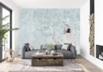 Ivory Grace — Chinoiserie White Peacock Wall Mural - Image 2