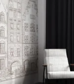 Old Town Serenity — Architectural Cityscape Wall Mural - Image 10